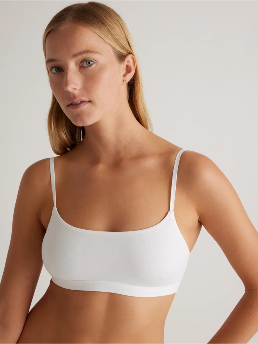 Organic Cotton Scoop Bralette (2-pack) Quince